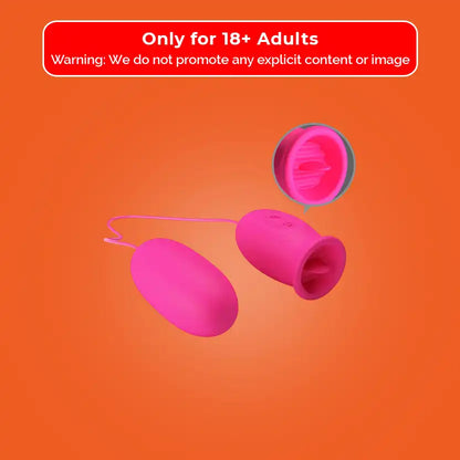 Prettylove Daisy Vibrating Egg with Licking Tongue