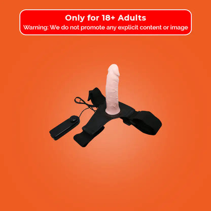 Ultra Passionate Harness Strap-on with Multi Function Vibrator