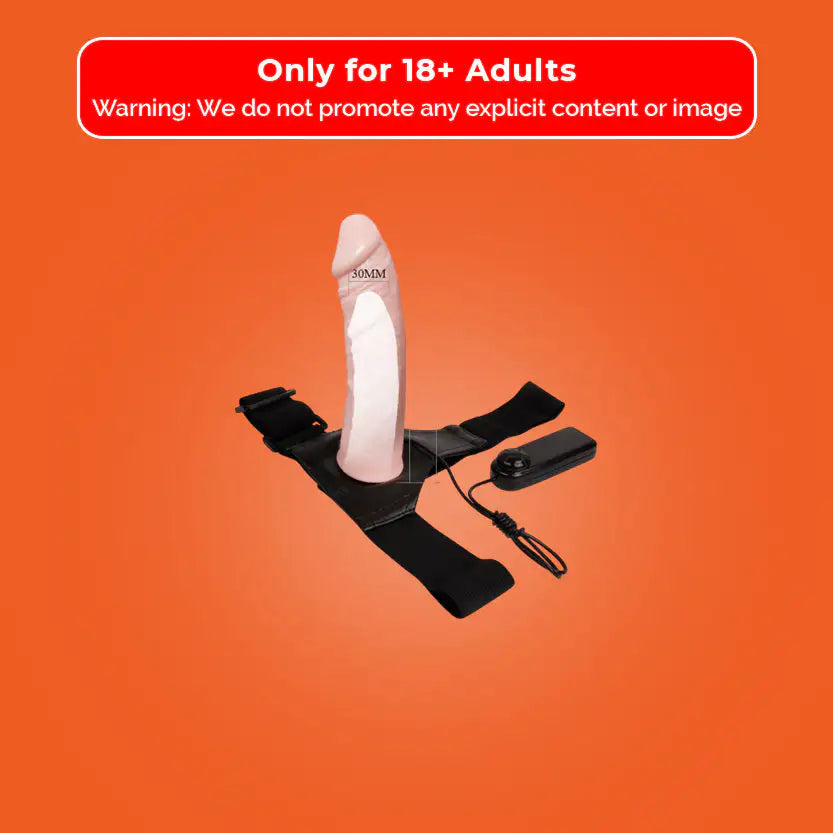 Ultra Passionate Harness Strap-on with Multi Function Vibrator